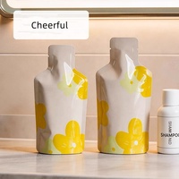 Speciale flesvormige vacuümzakjes 10ml 30ml navulverpakkingen voor vloeibare zeep, douchegel en cosmetische gel monsters