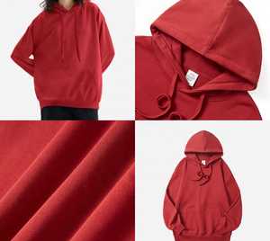 Sudadera con Capucha para Hombre, 350 g/m², 100% Algodón, Felpa Francesa, Corte Holgado, Sudadera Lisa, Fabricación Personalizada - Product Image 3