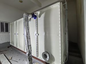 100000 ליטר מרובע אחסון מים חיתוך גדול מיכל מיכל פיברגלס מלבני מגר מלבני עבור מכונות טיפול במים - Product Image 4