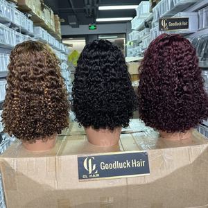 Pelucas de Cabello Humano Vietnamita Virgen SDD de Moda, sin Pegamento, de 28, 30, 32 y 34 Pulgadas, Rizado Birmano, con Frente de Encaje HD 13x6 - Product Image 3