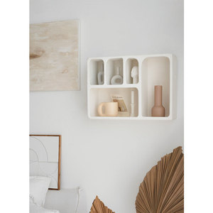 European Style wall shelf bathroom bedroom storage Perfume cosmetics book Storage organization shelves for home