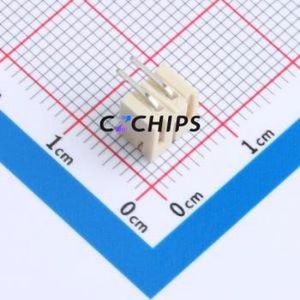 HCZZ0295-2 Wire-to-Board Pin Header Bent Lead Through Hole,P=2mm Connector 1x2P 2mm Right Angle Insert PH - Product Image 2