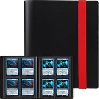 Classeur de cartes à collectionner personnalisé à 4 pochettes avec couverture en PP et fermeture à sangle élastique, album de rangement pour cartes TCG, vente en gros d'usine