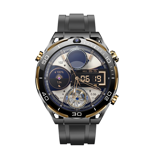 6G+128G Large Storage 4G Smartwatch Android 10 Api29 8-core MTK 6762 CPU GPU LTE Global Network Smart Watch With Sim Card