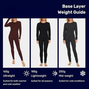 Set <span class=keywords><strong>di</strong></span> biancheria intima termica da <span class=keywords><strong>donna</strong></span> in <span class=keywords><strong>lana</strong></span> merino 100% con motivo a fiocco <span class=keywords><strong>di</strong></span> neve, set da 2 pezzi - Product Image 6