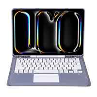 CYKE Tablet Magnetic Keyboard Case avec Pen Tray pour Apple ipad Pro 13 "2024