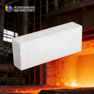 Piezas de corindón blanco de alta pureza, <span class=keywords><strong>precio</strong></span> refractario, 47% corindón, <span class=keywords><strong>ladrillo</strong></span> de fuego para horno de vidrio - Product Image 1