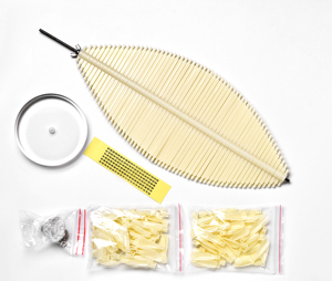 Présentoir de couleurs d'ongles KADS 120 avec échantillons amovibles, outil de pratique pour le nail art, cartes de couleurs détachables, fournitures - Product Image 2