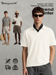 เสื้อโปโลขายดี ดีไซน์ใหม่ สีพื้น ผ้าฝ้าย แขนสั้น คุณภาพสูง รับสกรีนโลโก้ - Product Image 3
