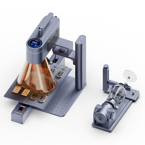 Graveur laser portable LP4 Deluxe, double laser à diode, machine de gravure/découpe pour bois/MDF/pierre, 10W, 4000 mm/s, respectueux de l'environnement - Product Image 1