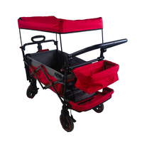 Chariot pliable de chariot de chariot pliable d'auvent de camp de plage résistant portatif