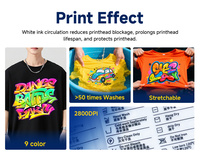 Imprimante DTF KINGJET, impression plastique, machine Epson pour les petites entreprises à domicile, traceur de découpe, encre de sublimation, film, flyers