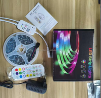 Kit complet de synchronisation de la musique contrôlée par l'application Contrôle vocal google Home Alexa Tuya 5050 5M 10M Wifi Smart RGB LED Strip Light