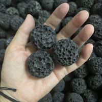 Boule de roche volcanique naturelle de taille personnalisée pour diffuseur d'arômes, filtre, aménagement paysager, approvisionnement en vrac