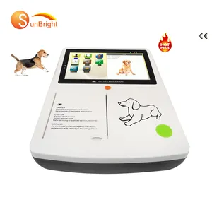 6032 mặt trời điện tim đa chức năng di động 3 kênh 12 dẫn Vet ECG máy