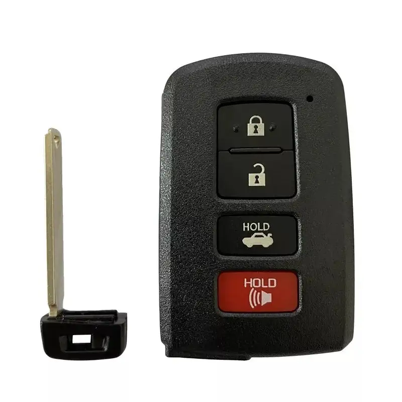 CN007088 Aftermarket For Toyota Smart Key 3+1 Buttons 434MHZ FCC BA4EK 8A Chip P4 88 Part Number 61E377-0010