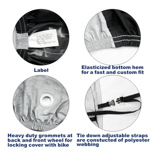 HOMFUL Vietnam Housse de protection universelle pare-brise automatique imperméable pour <span class=keywords><strong>moto</strong></span> - Product Image 5