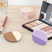 Masque de maquillage en silicone souple multifonctionnel de haute qualité Application lisse fond de teint liquide pinceau cosmétique pour les femmes