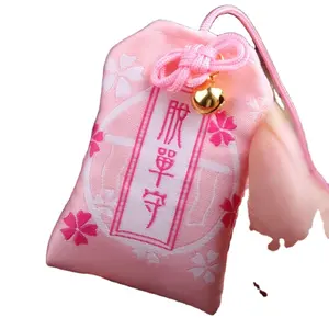 Japon namaz Omamori dua servet güzellik sağlık güvenliği şanslı takılar servet çanta Guard tılsım kolye anahtarlık çift hediye