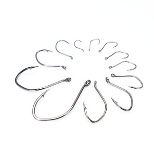 Hameçons de pêche en acier à haute teneur en carbone <span class=keywords><strong>poisson</strong></span> <span class=keywords><strong>chat</strong></span> gros hameçons faucille bon marché - Product Image 6