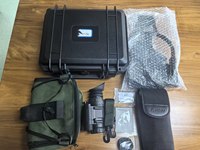 Kacamata Penglihatan Malam Gen2+ PVS 14 Monokuler dengan Penguat Gambar Otomatis FOM1800 P45 Fosfor Putih/Hijau NVGs