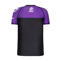 Rashguard Lengan Pendek Desain Terbaru 2026 untuk Pria, untuk Brazilian Jiu Jitsu, Kaos Grappling No Gi, Bahan Elastis & Anti Bau
