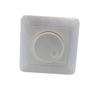 Variateur mural rotatif TRIAC homologué CE 220V 400W pour lampes