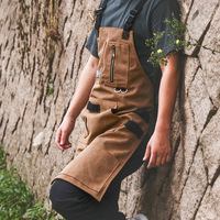 Tablier en toile réglable de 16 oz avec poches multifonctionnelles, durable et écologique pour les charpentiers, les mécaniciens, les jardiniers, les grillades