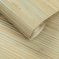Papier peint en toile de jute tissé à la main 100% naturel, matériau écologique, fibre de paille écologique, revêtement mural rustique pour salon, maison, hôtel