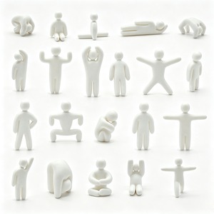 Set di 21 Statuette di Camaleonte Meccha Stampate in 3D, Pose Personalizzabili, Decorazione Creativa da Scrivania, Giocattoli da Collezione - Product Image 3