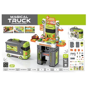 Ensemble de jouets de <span class=keywords><strong>cuisine</strong></span> pour maison de poupée 38 pièces avec camion de courses 2-en-1 et camion médical, jeu de rô<span class=keywords><strong>le</strong></span>, aliments, <span class=keywords><strong>cuisine</strong></span>, cadeau pour enfants garçons filles - Product Image 4