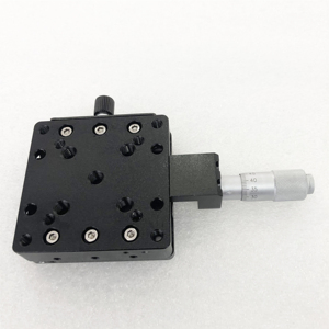 कॉम्पैक्ट मैनुअल रैखिक अनुवाद चरण 40 मिमी 13 मिमी यात्रा सटीकता माइक्रोमीटर ड्राइव ऑप्टिकल और प्रयोगशाला संरेखण के लिए - Product Image 2