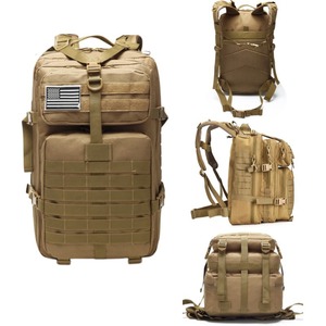 Tactical Backpack 45L Large Capacity Waterproof Outdoor Hiking Backpack Camouflage Military Style Unisex - Product Image 2