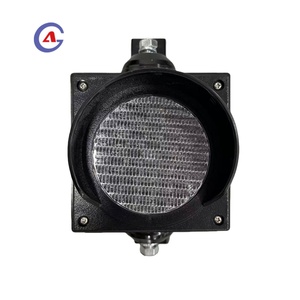 Semáforo LED Rojo de 100 mm, Alimentado por Energía Solar, Mini Unidad Individual, Impermeable IP65, Carcasa de Policarbonato, Señal de Guía para Entrada de Depósito - Product Image 2