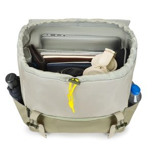 Zaino con Chiusura a Coulisse e Patta in Nylon 600D, Leggero, per Studenti Universitari, Certificato BSCI - Product Image 3