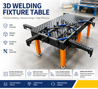 Table de soudage 3D modulaire en acier avec trous de précision pour la fabrication et l'assemblage