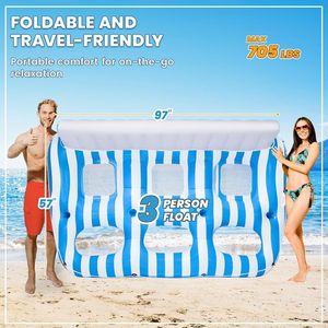 Gommone Gonfiabile Ecologico in PVC per 3 Persone con Cuscini Integrati - Ideale per l'Estate - Product Image 2