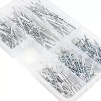 Rivets à tirer en aluminium et fer, à tête ronde et à tête fraisée, DIN7337