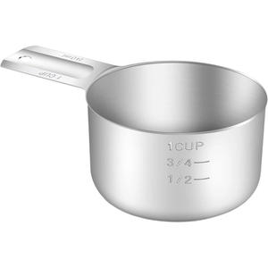 ถ้วยตวงสแตนเลสเดี่ยว ขนาด 16 ออนซ์ 2 ถ้วย 480 มล. - Product Image 1