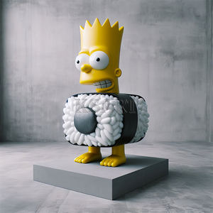 Los <span class=keywords><strong>Simpson</strong></span> estatua Sushi decoraciones personalizadas gran muñeca de dibujos animados modelo animación ilustraciones restaurante Hotel restaurante bienvenida - Product Image 6
