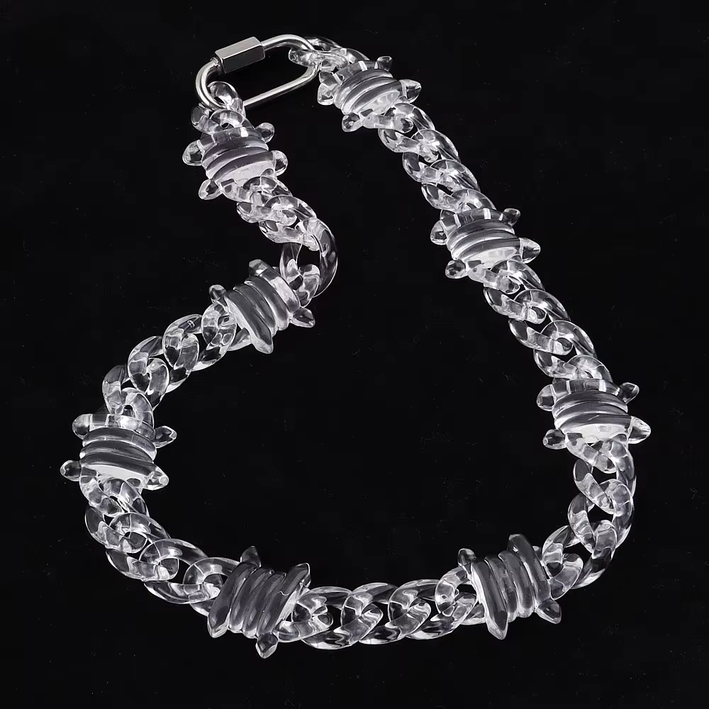 clear Barbed chain