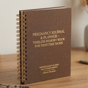 Libro de Recuerdos <span class=keywords><strong>para</strong></span> Bebé Personalizado con Espiral, Tapa Dura, Álbum de Hitos del Bebé, Regalo <span class=keywords><strong>para</strong></span> Recién Nacidos - Product Image 1