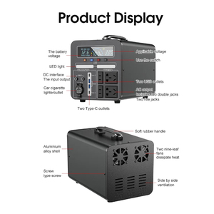 ポータブル電源 リチウム電池 2000W ソーラー発電機 MPPTコントローラー搭載 懐中電灯 車載対応 - Product Image 5
