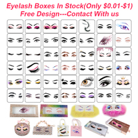 Nouveautés Maquillage Lahes Lashcases Lashbook Lashpackaging Personnalisé 5 paires Lashbox Emballage