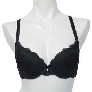 꽃 레이스 장식 여성 뜨거운 섹시한 푸시 업 브래지어 이미지 섹시한 숙녀 공기 브래지어 사진 - Product Image 2