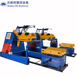 High Production Efficiency Steel Coil Hydraulic Double Head Uncoiler Decoiler <b>Machine</b> for Roll Forming <b>Machine</b> - Product Image 2