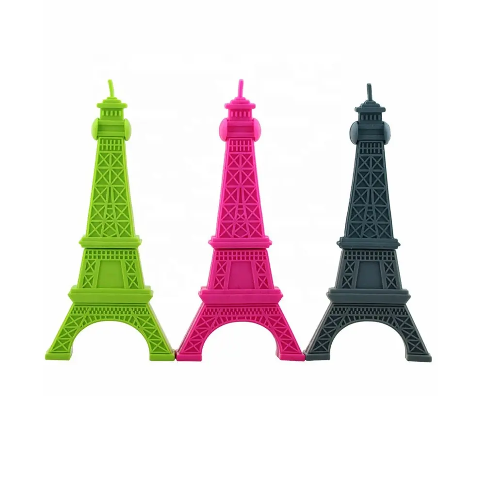 Julyanson-clé USB 3.0 en forme de tour Eiffel, support à mémoire de forme personnalisé pour cadeaux de entreprises