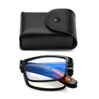 Nouvelle lumière Portable pliable classique personnes âgées progressive Anti lumière bleue lunettes de lecture pliantes