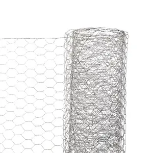 Galvanized or pvc coated wire mesh roll/ 1/4 inch used in monkey wire/ rabbit cage mesh price