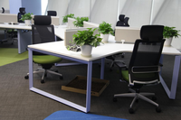Tables de travail en bois commerciales de bureau simple de conception moderne pour l'école de stations de travail de bureau à domicile prix d'usine